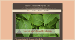 Desktop Screenshot of jackiegrimmett.com